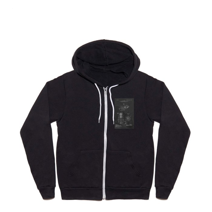 1905 Lightbulb Patent Full Zip Hoodie