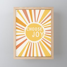 Choose Joy Framed Mini Art Print