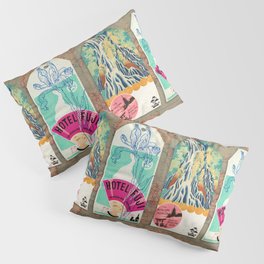 Label Fables, Japan I :: Fine Art Collage Pillow Sham