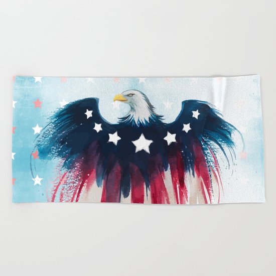 American Eagle Beach Towel