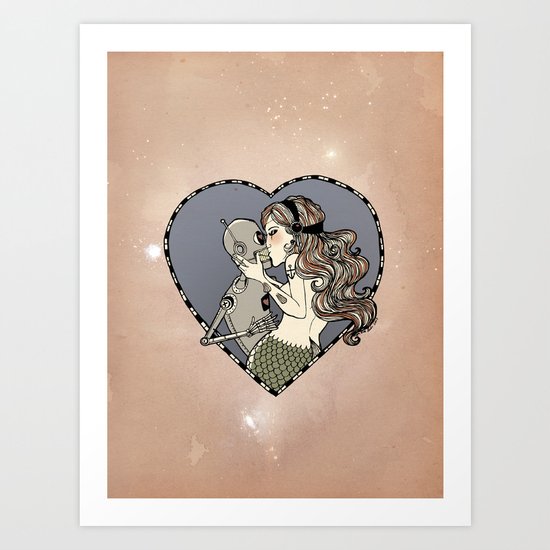 Strange Lovers 2 Art Print