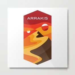 Abstract Arrakis Metal Print | Melange, Spice, Harkonnen, Atreides, Messiah, Sand, Dune, Arrakis, Fanart, Fremen 