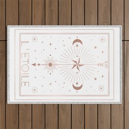 L'Etoile or The Star White Edition Outdoor Rug
