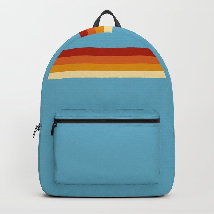 Losna - Classic Retro Summer Stripes Backpack