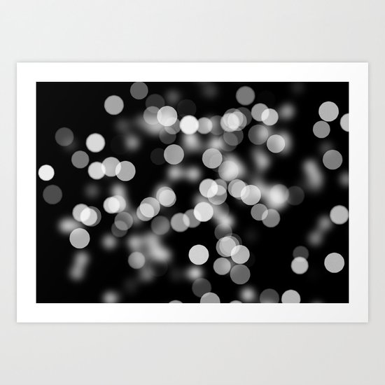 Black Texture Art Print