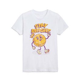 Stay Bright | Cartoon Sun Advice | Positive Vibes Kids T Shirt