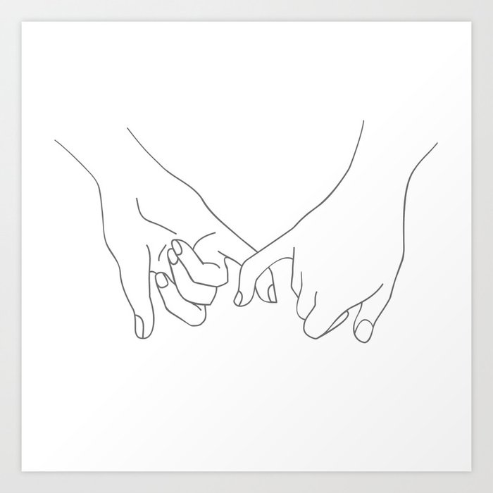 Pinky Promise Art Print By Andreas12 Society6 There's over 300 small groups. pinky promise art print by andreas12