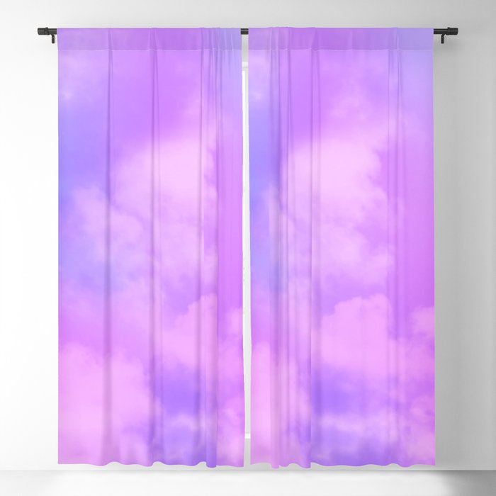 Aesthetic Sky Outer Space Retro Design Blackout Curtain