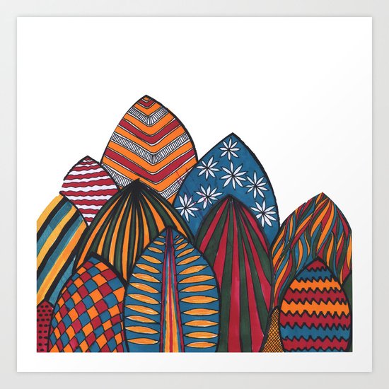 Surf Art Print