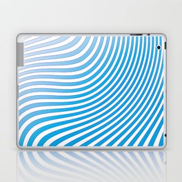 Abstract Blue Stripes. Laptop Skin