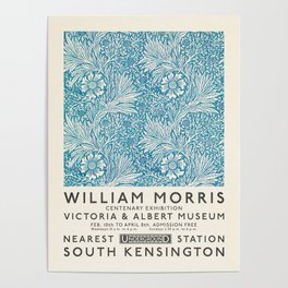 William Morris Art Exhibition Poster