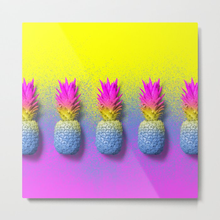 The Pineapple Effect Metal Print