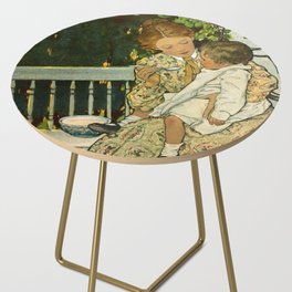 Supper by Jessie Willcox Smith Side Table