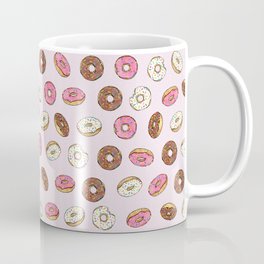ALL the donuts! Rainbow on Pink Coffee Mug