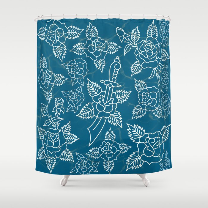 Bundle of roses Shower Curtain