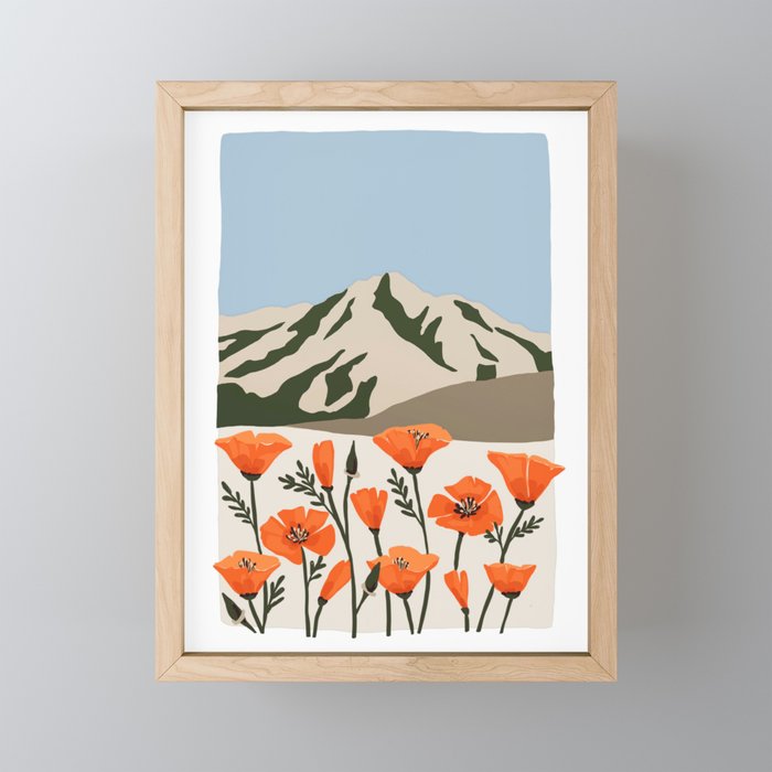 Marin County Print Framed Mini Art Print