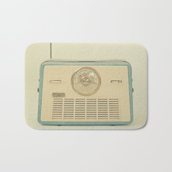 Radio Days Bath Mat
