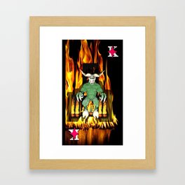 king card Framed Art Print