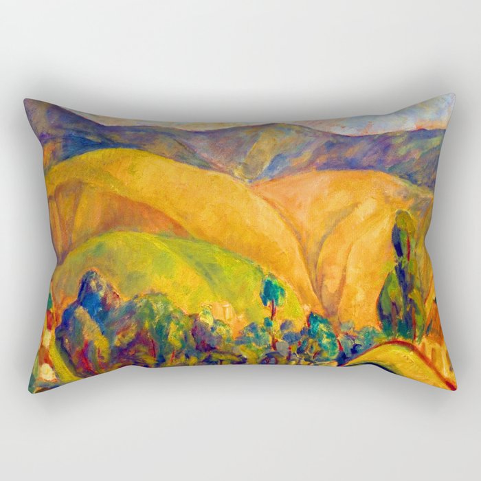 Diego Rivera Landscape Rectangular Pillow