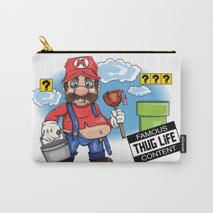 Mario Thug Life Carry-All Pouch