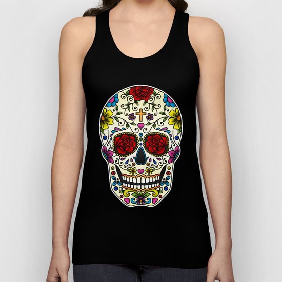 Sugar Skull Unisex Tank Top