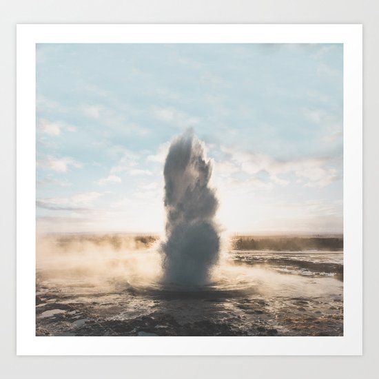 Geysir, Iceland II Art Print
