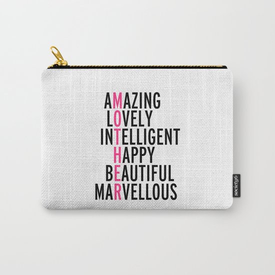 Mother Quote Carry-All Pouch