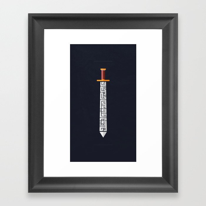 You the truth and that the kill Framed Art Print