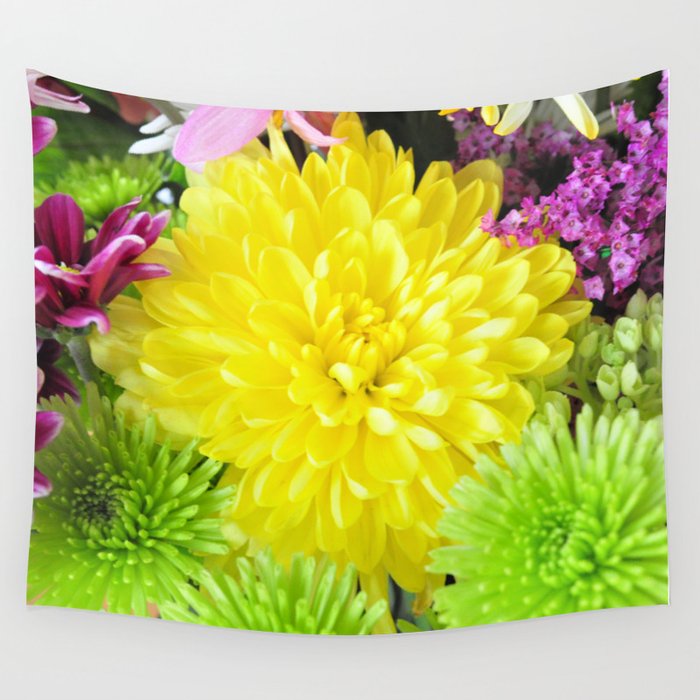 Chrysanthemum Wall Tapestry