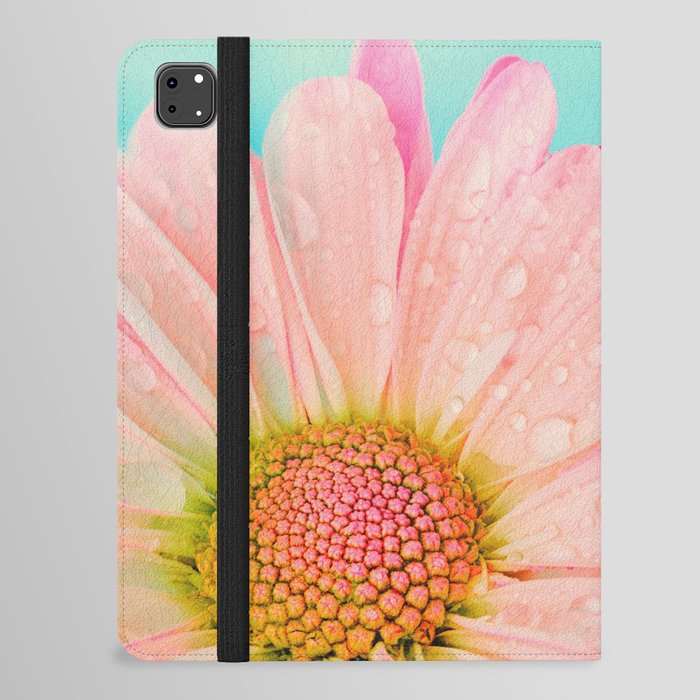 Retro pastel summer daisy iPad Folio Case
