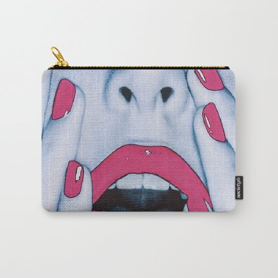 Pink Lips Carry-All Pouch