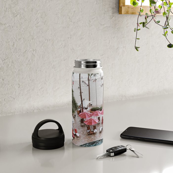 Waikiki Royal Hawaiian Water Bottle by dana rambo | Society6