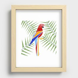 Parrot Recessed Framed Print