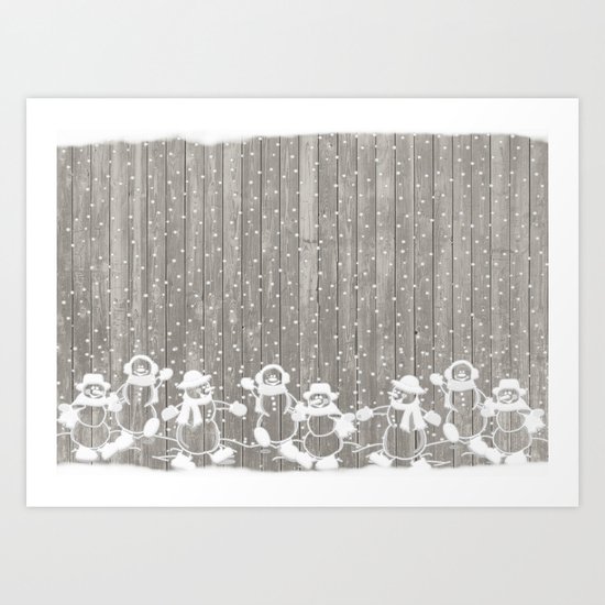 christmas card Art Print