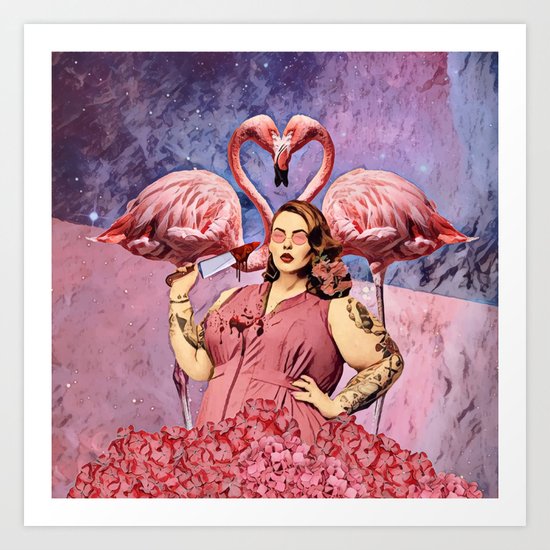 Flamingo Art Print
