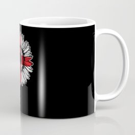 England Flag Sunflower Coffee Mug