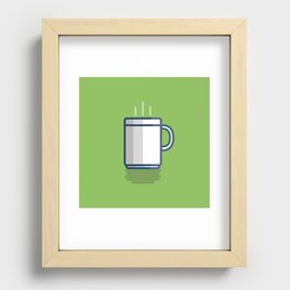 Minimalistic Yummy Coffee  Recessed Framed Print