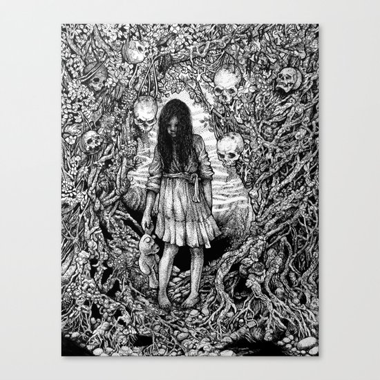The Whispering in the Trees Canvas Print