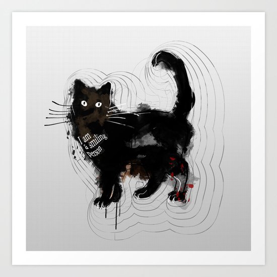I am a smiling person Art Print