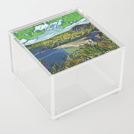 Sand Beach, Acadia National Park, Maine Acrylic Box