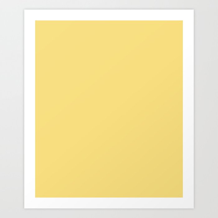 Jasmine Solid Color Art Print By Makeitcolorful Society6