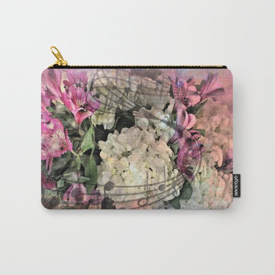 Painterly Spring Splendor Abstract Carry-All Pouch