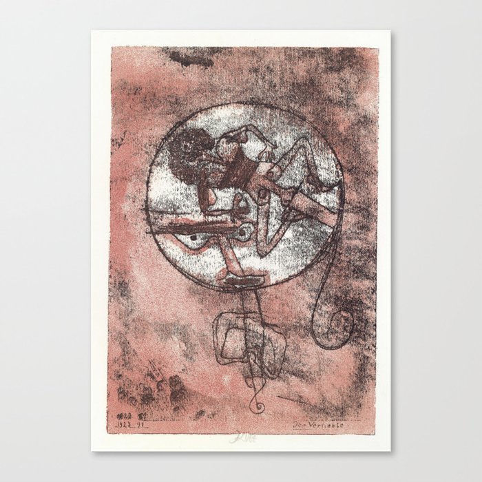 Der Verliebte Abstract "painting · modern · abstract art " Paul Klee Canvas Print