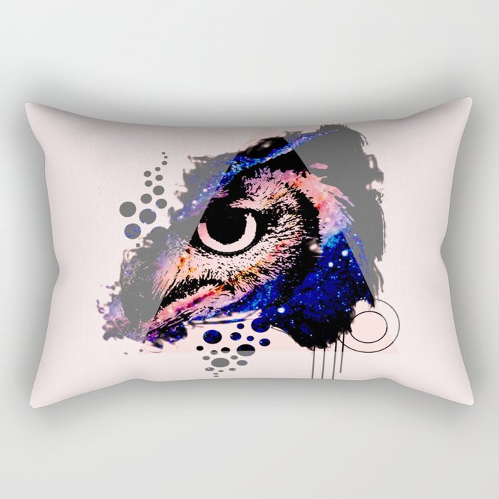 Owl Space Rectangular Pillow