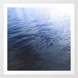 Waves of Water 2 Art Print | Beautiful, Pretty, Nature, Aesthetic, Wave, Pond, Ocean, River, Waves, Love 