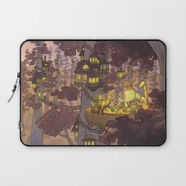 Treehouse Dinner With Animal Friends Laptop Sleeve
