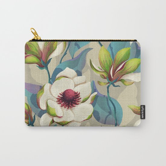 magnolia bloom - vivid version Carry-All Pouch