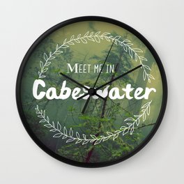 Meet me in Cabeswater Wall Clock