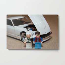 Marty, Doc and the Z Metal Print | Vintage, Children, Photo, Movies & TV 