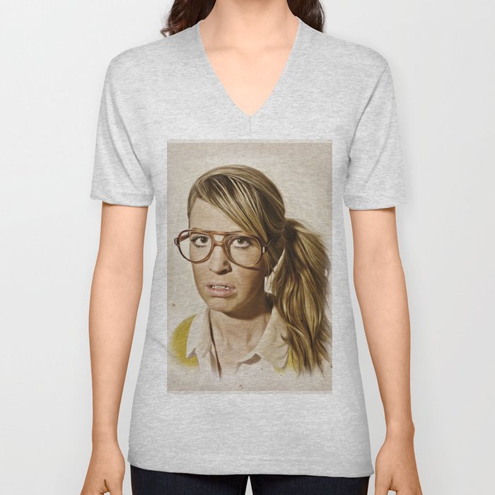 i.am.nerd. : Lizzy V Neck T Shirt